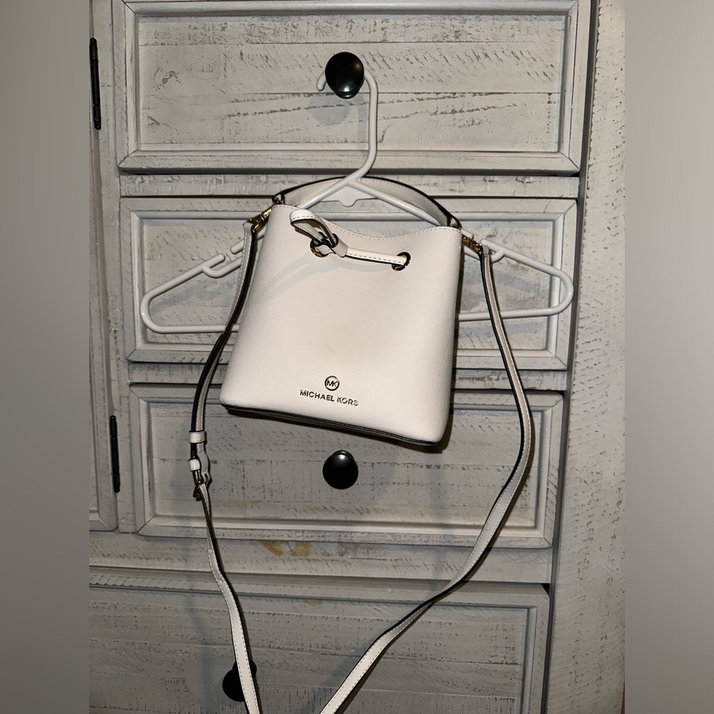 Michael Kors White Crossbody Bag